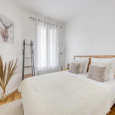 Appartamento Le Paisible Parisien à 3 Minutes Du Métro